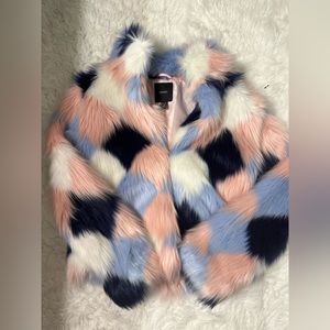 Colorful Fur Jacket